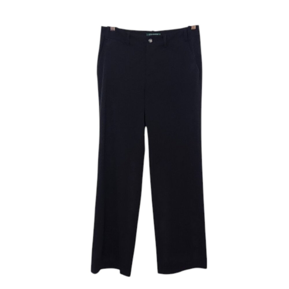 Lauren Ralph Lauren Black Dress Pants Size 2 Ralph Lauren Wide Leg Trousers